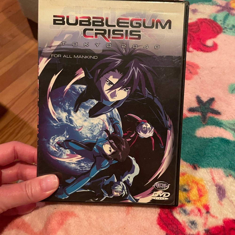 Vintage anime Bubblegum Crisis Tokyo 2040 DVD for all mankind